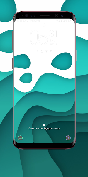 Teal Color  Wallpaper Screenshot 0