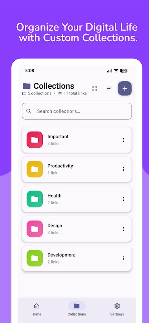 Linkzary - Link Organizer Screenshot 1