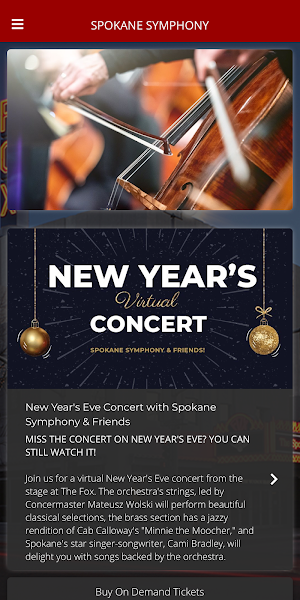 Spokane Symphony Screenshot 1