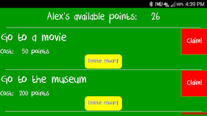Kids Chore Chart Screenshot 1
