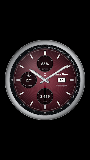 ImaJine Chrono Watch Face Screenshot 2