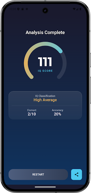 Quick IQ Test Screenshot 2