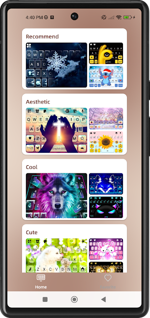 Color Glow Keyboard Screenshot 0