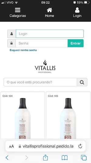 Vitallis Profissional - Distr. Screenshot 0