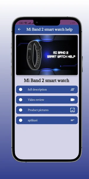 Mi Band 2 smart watch help Screenshot 2