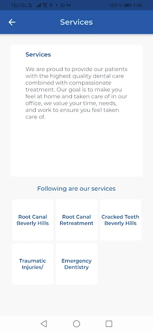 Joshua Yadegar Endodontics Screenshot 2