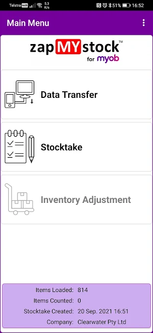 zapMYstock for MYOB AR Screenshot 0