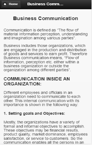 Business communication Screenshot 2