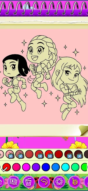 Kpop Demon Hunter ColoringBook Screenshot 2