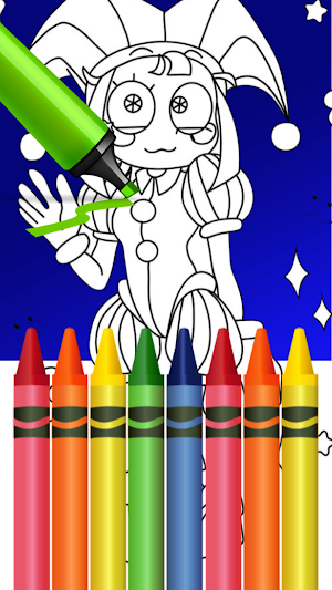 Virtual Circus Coloring Book Screenshot 2
