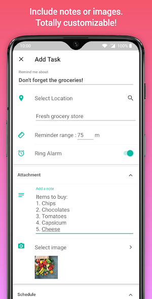 Task Nearby : Location Reminder Screenshot 1