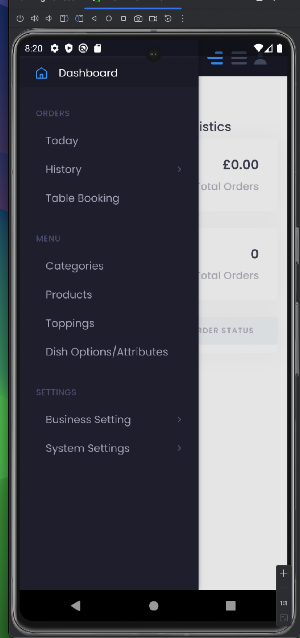 Get Me Food Business App Screenshot 2