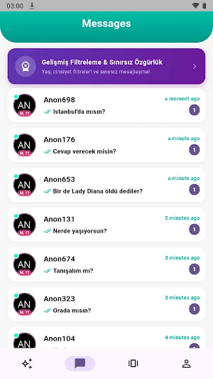 Anonim Sohbet - NONS Screenshot 0