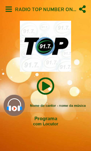 Rádio Top Number One 91,7 FM Screenshot 0