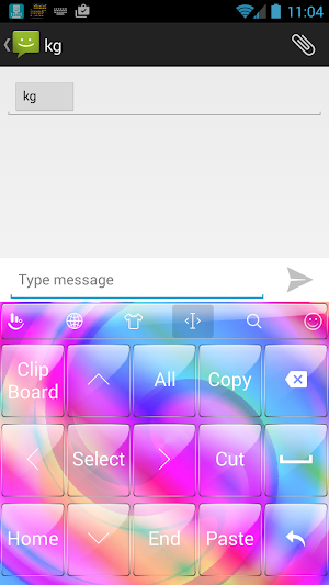 Keyboard Theme Glass M Spiral Screenshot 2