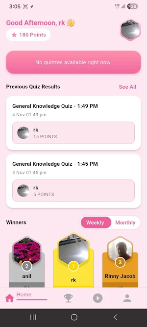 K&K- Knowledge & Knockout Quiz Screenshot 2