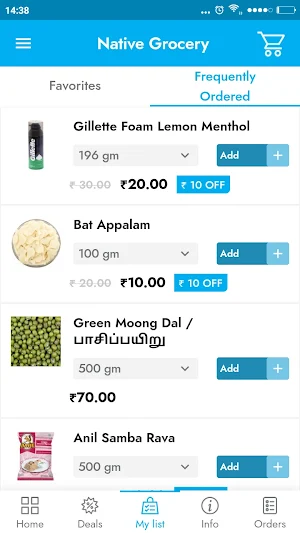 Native Grocery Screenshot 2