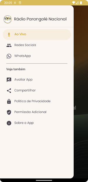 Rádio Parangolé Nacional Screenshot 1