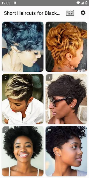 Short Haircuts for Black Women Screenshot 0