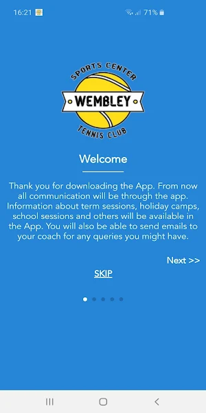 Wembley Tennis Club Screenshot 1