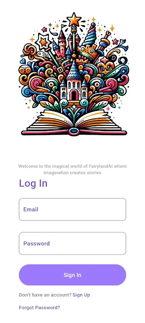 FairylandAI Bedtime Stories Screenshot 0