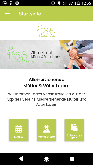 Alleinerziehende Luzern Screenshot 1