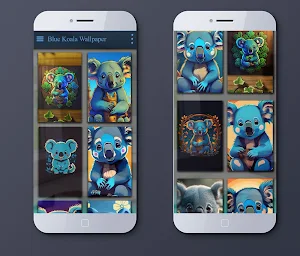Blue Koala Wallpaper Screenshot 1
