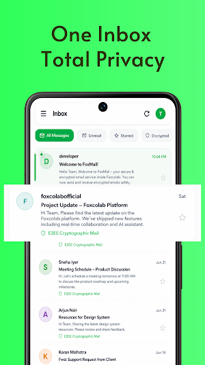Foxcolab Mail: Encrypted Email Screenshot 0