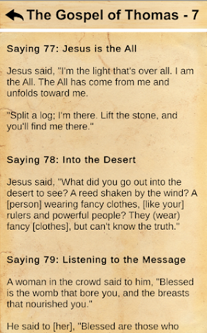 Gospel of Thomas Screenshot 3
