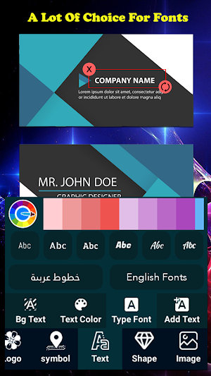 Business Card Maker - Business Card Designer Screenshot 3