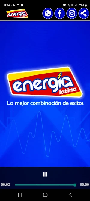Energía Latina Radio Screenshot 1