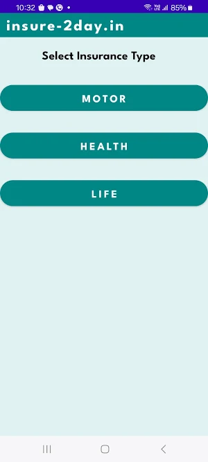 insure-2day.in Screenshot 0