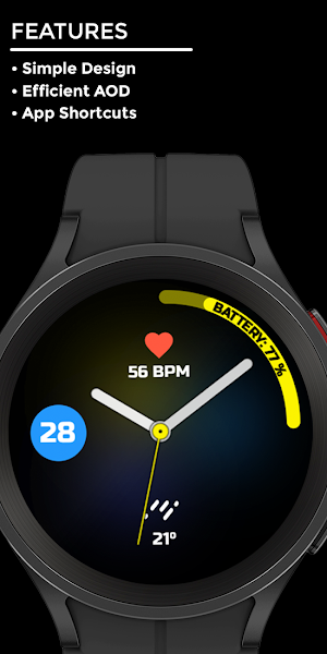 Nighty Analog 07 - watch face Screenshot 1