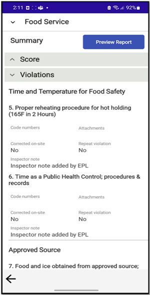 Environmental Health Mobile Screenshot 0