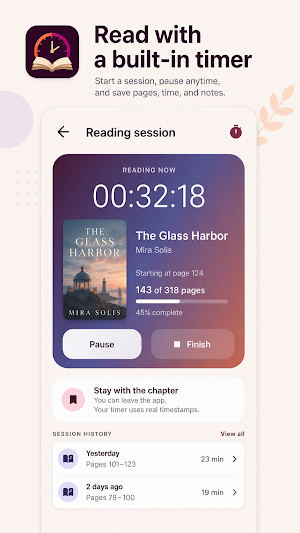 Book Tracker & Reading Timer Screenshot 2
