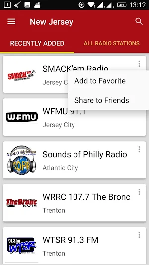 New Jersey Radio Stations - USA Screenshot 1