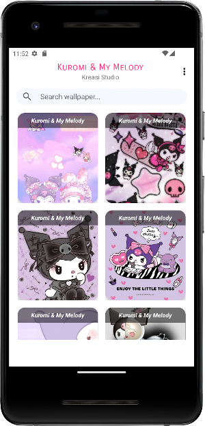 Kuromi and My Melody Wallpaper Screenshot 0