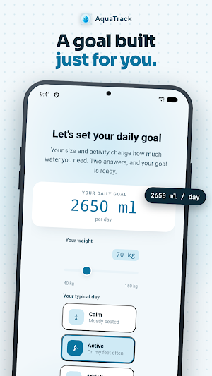 AquaTrack: Water Reminder Screenshot 2