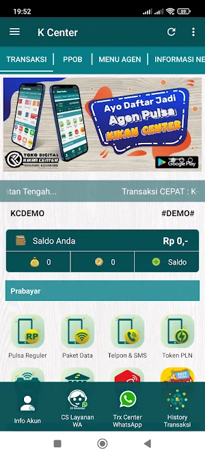 Kcenter Screenshot 1