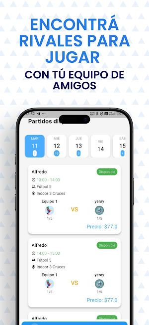 FUTPLAY: Jugá partidos diarios Screenshot 2