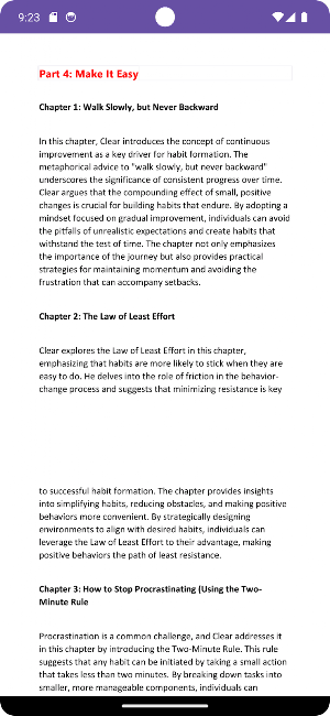 Atomic habits summary screenshot 4
