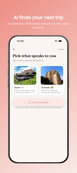 Moodora: AI Travel Planner Screenshot 2