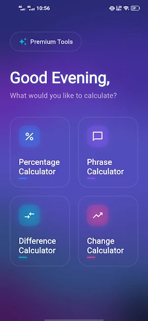 Smart Percentage Calculator Screenshot 1