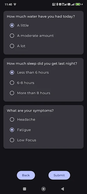Water or Sleep? Screenshot 2