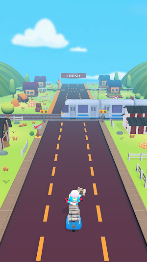 Paper Girl Race: Running Games Screenshot 2