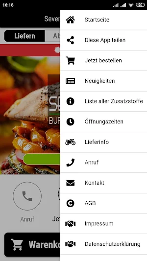Sevens Burger Store Screenshot 2