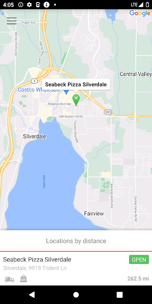 Seabeck Pizza Screenshot 1