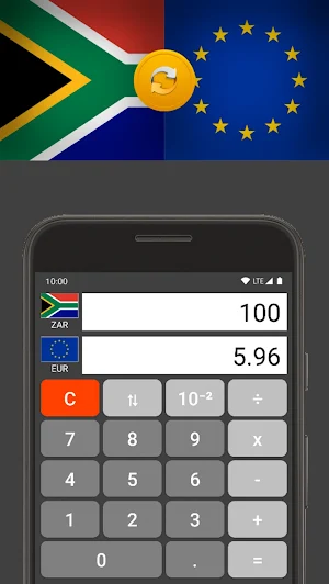 Euro / South African Rand Screenshot 1