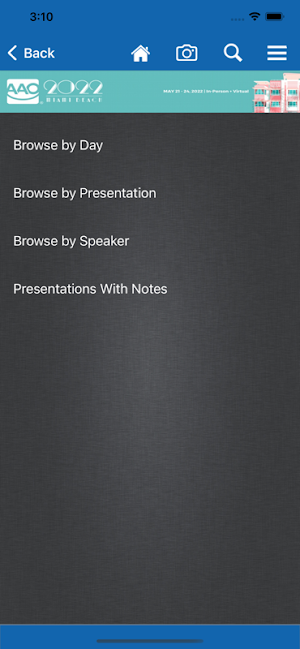 AAO Meetings Screenshot 3