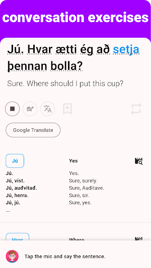 Icelandic - Listening Speaking Screenshot 3